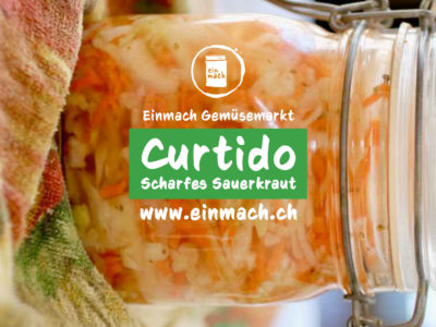 Gemüsemarkt – ‘Curtido’ Scharfes Sauerkraut